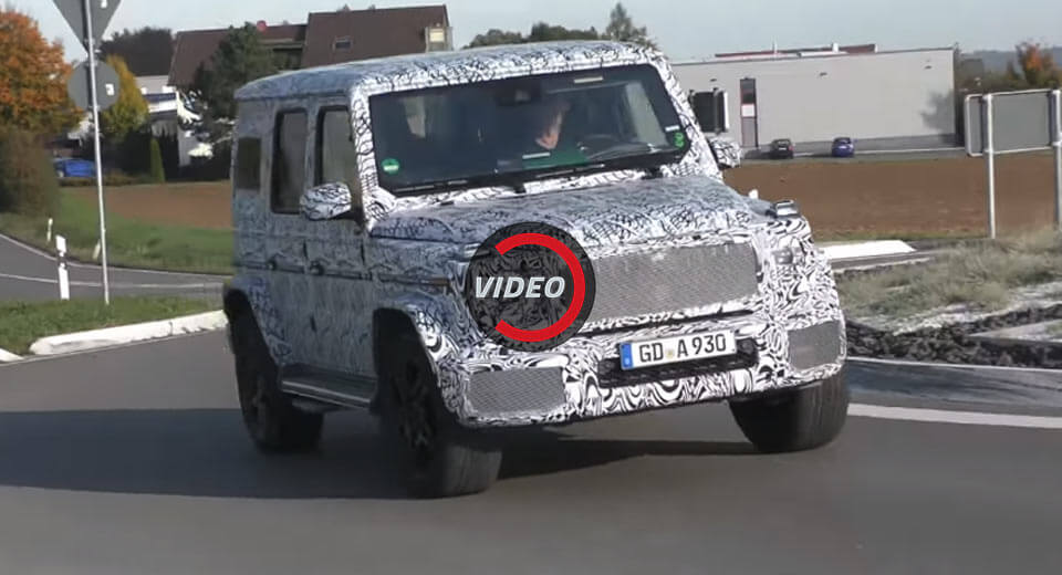  Spy Clip Snaps The Digital Dash Of The Next Mercedes-AMG G63