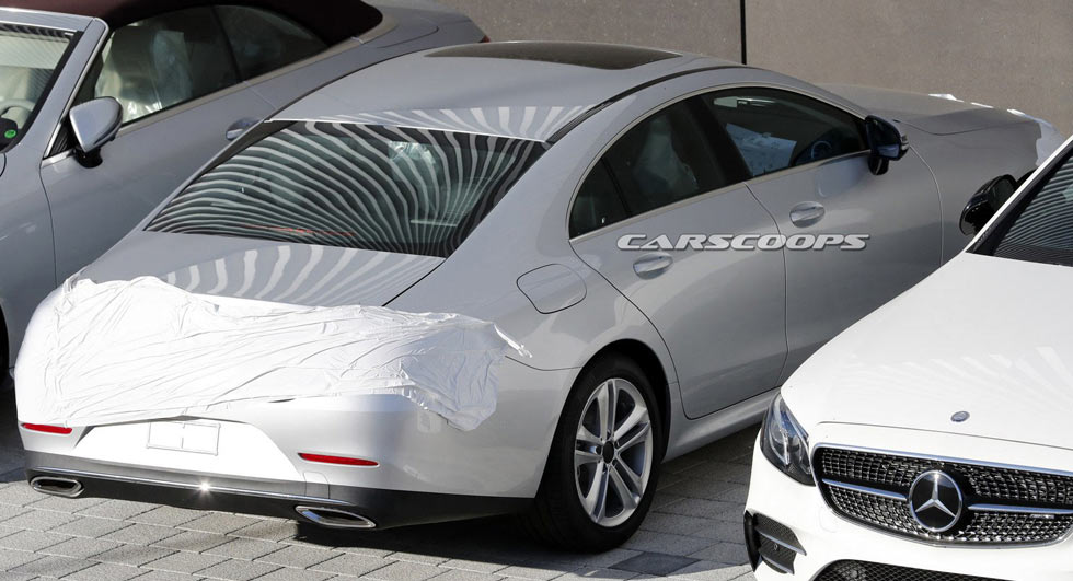 2019 Mercedes CLS Spied With Minimal Camouflage