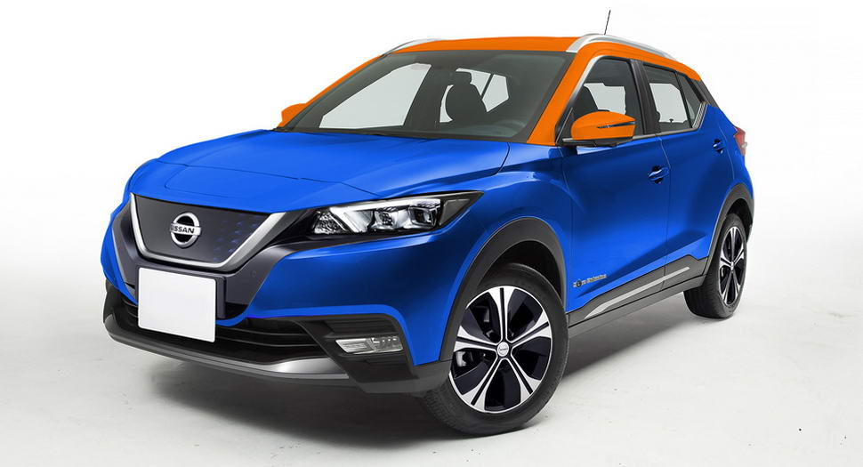  Nissan’s Electric SUV Rendered With Leaf And Kicks Design