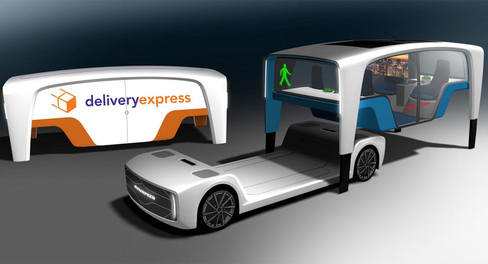  Rinspeed Snap Concept Is Like A Skateboard With Passenger Pods