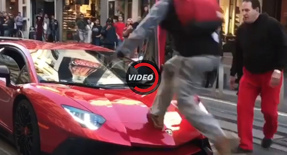  San Francisco Man Attacked After Running Over Lamborghini Aventador SV