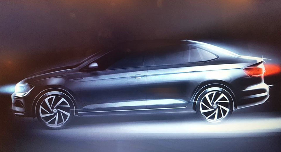 VW Virtus Teased Before January Debut