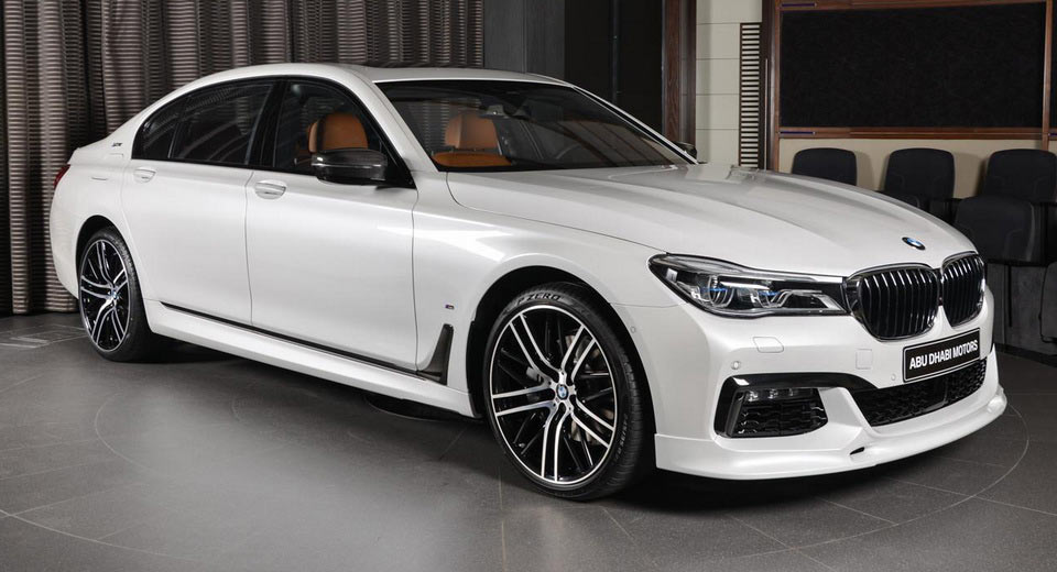  White BMW 740Le Wears M Sport Kit Like Badge Of Honor