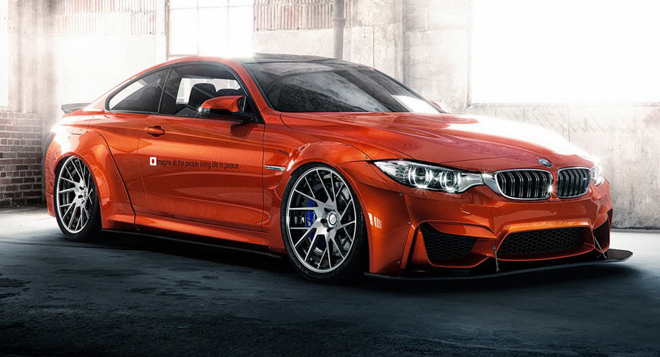 Liberty Walk-Tuned BMW M4 Wants Your Attention