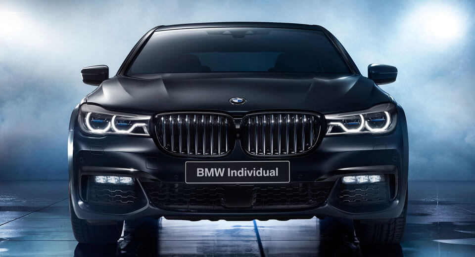  BMW Individual Murders Out Special 7 Series Black Ice Edition For Russia