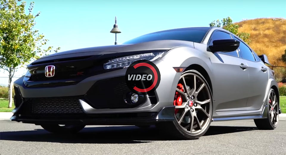  Matte Black Civic Type R Shows How Vinyl’s Done Right