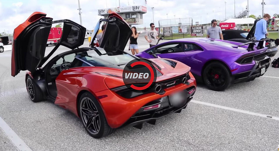  McLaren 720S Runs Late 9’s With Huracan Performante Watching