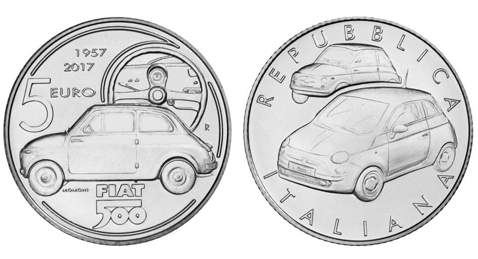  Heads Or Tails? Fiat 500 Gets Its Face Stamped On A Silver Coin