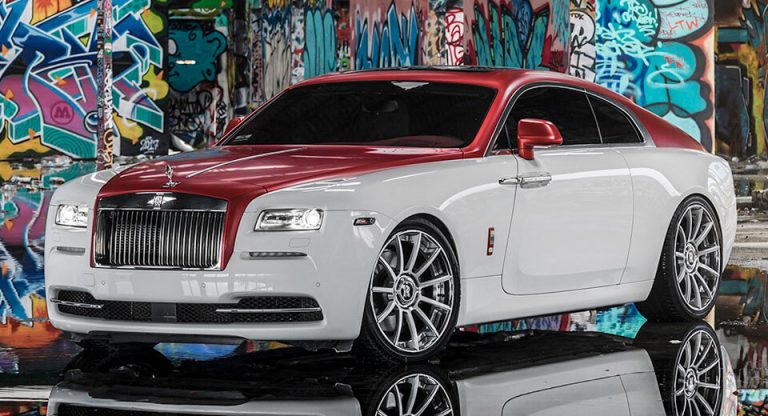 Rolls-Royce Wraith Dips In Candy Apple Red With Forgiato Alloys | Carscoops