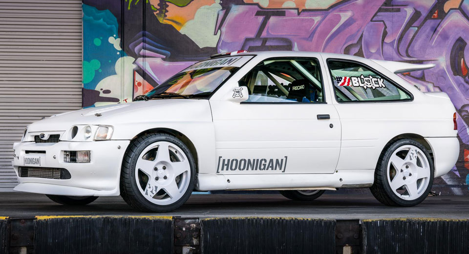  Ken Block Goes Old-School With Ford Escort RS Cosworth Rally Car