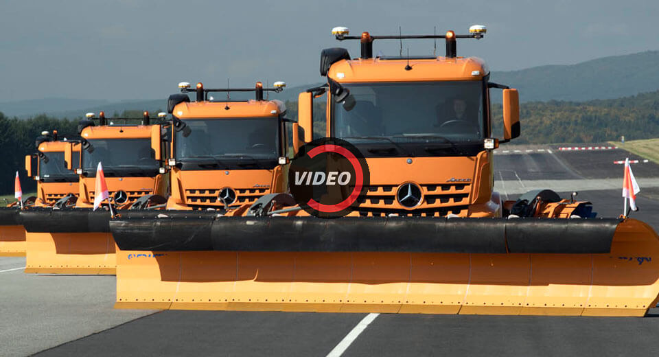 Mercedes Is Ready To Clear Snow Off Runways With Autonomous Trucks