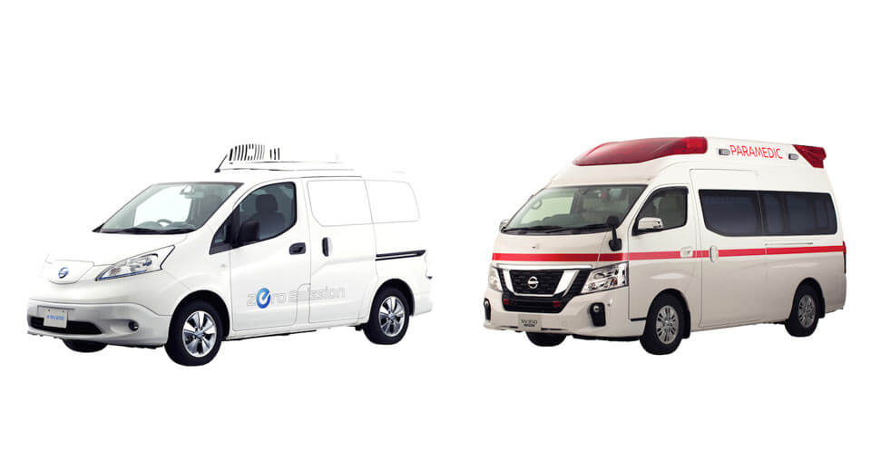  Nissan Reveals Two More Concepts For Tokyo, The e-NV200 Fridge And NV350 Paramedic