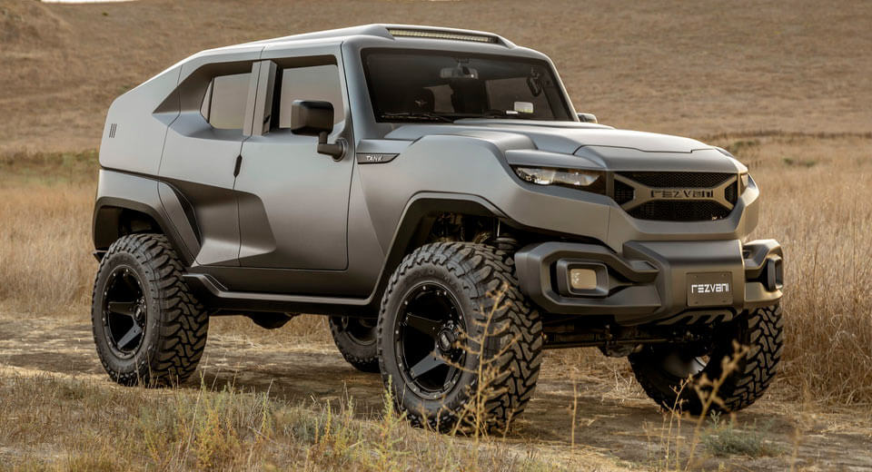 Rezvani Adds V6 To Its Wrangler-Based Tank, Priced From $146,000