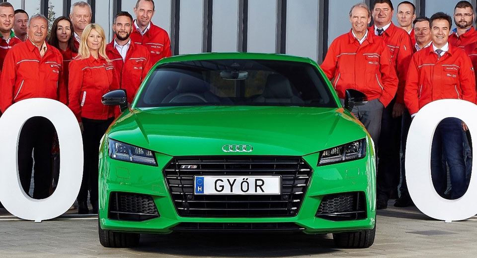 Audi TTS Marks A Major Milestone In Viper Green