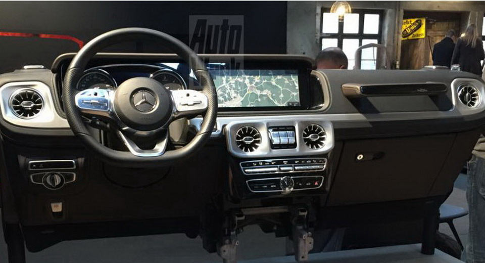 2019 Mercedes G-Class Interior Leaked: High-Tech But Not Afraid To Get Dirty