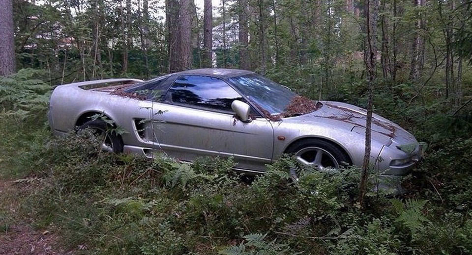  A Honda NSX Was Left For Dead In A Russian Forest!