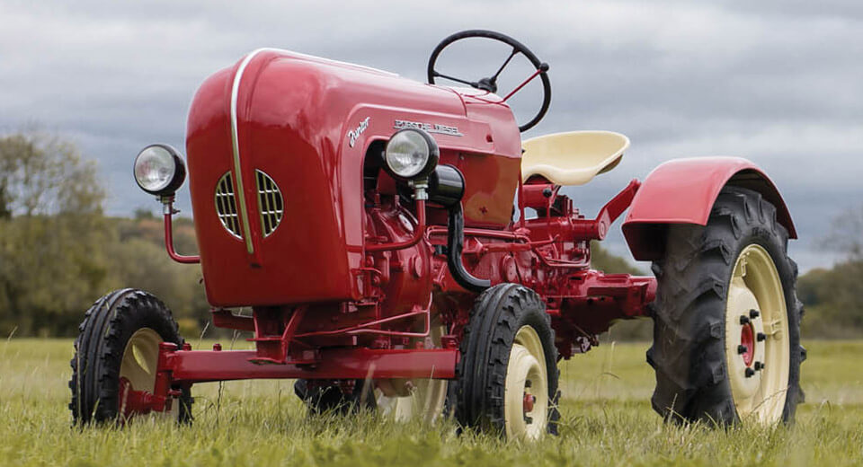  Till Your Fields In Style With This Vintage Porsche Tractor