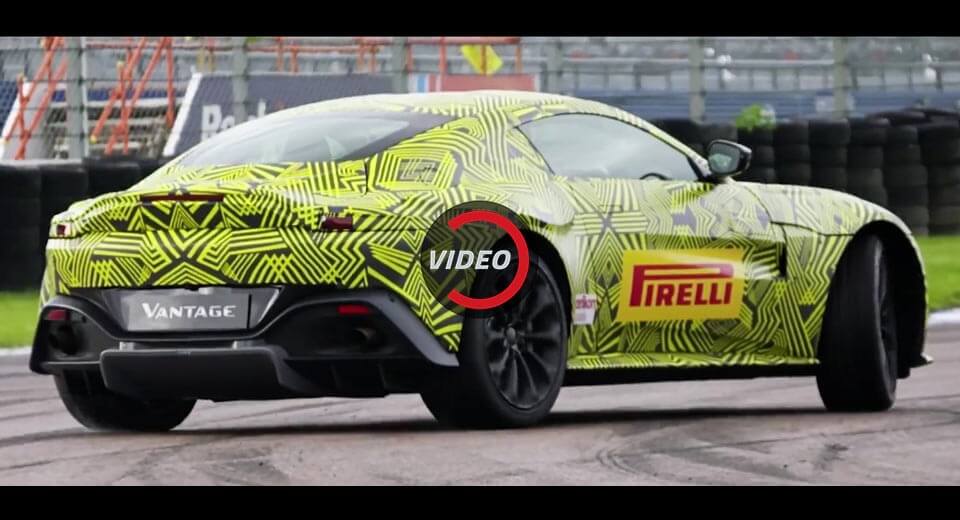  2018 Aston Martin Vantage Goes Sideways In New Teaser