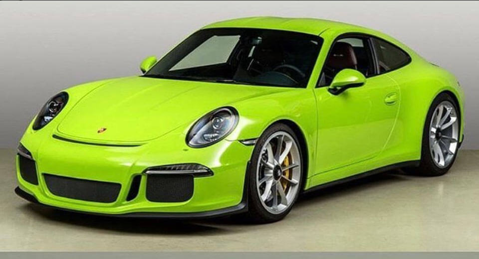  Acid Green Porsche 911 R Makes Sure You Will Never Go Unnoticed