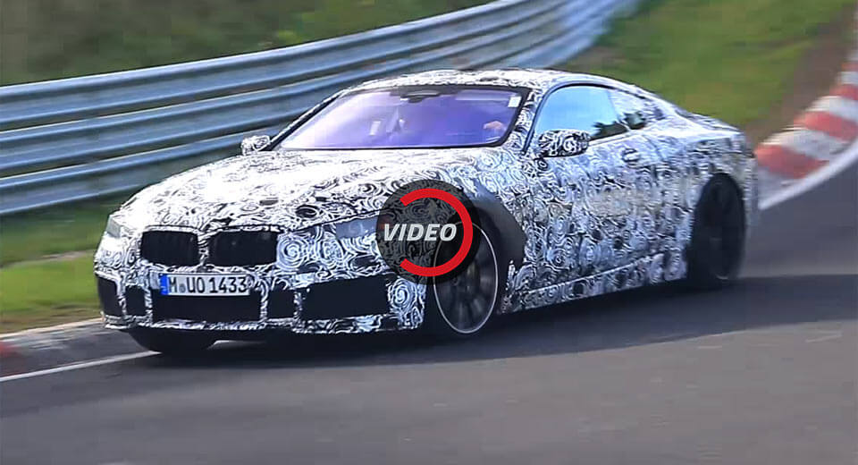  BMW 850i And M8 Roar During Track Testing
