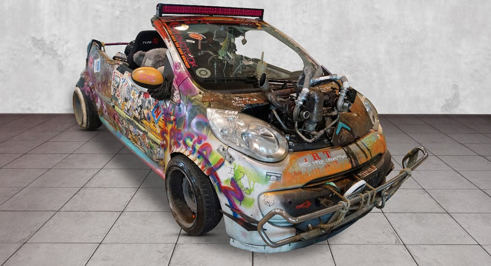 Extremely Modified Citroen C1 Looks Like A Sick Halloween Joke