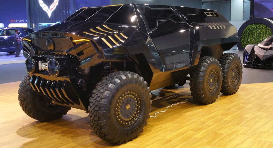  Devel Has Created An Insane Six-Wheeled Concept To Rival Merc’s 6×6