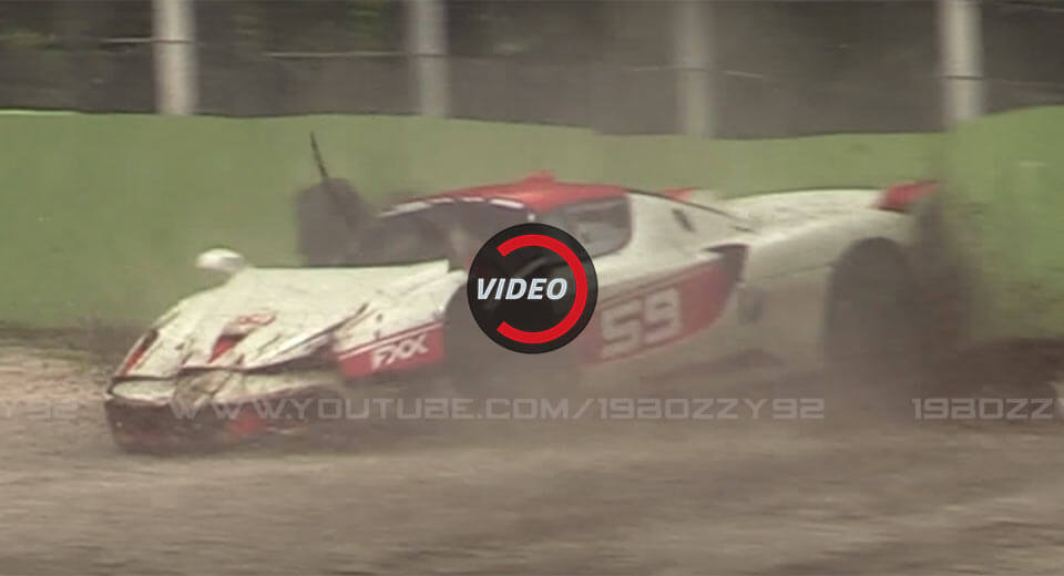 Rare Ferrari FXX Evo Crashes During Monza Track Day