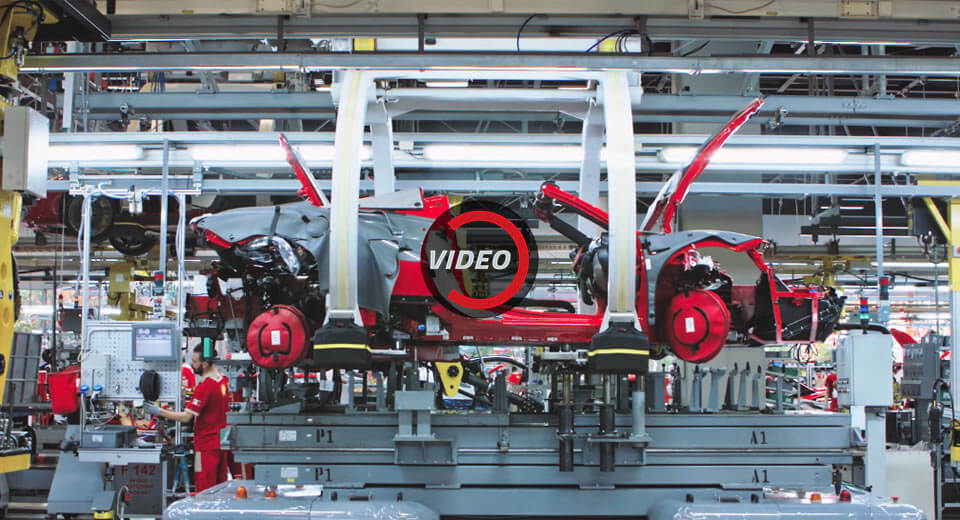 Watch How Craftsmen And Robots Make Your Favorite Ferraris