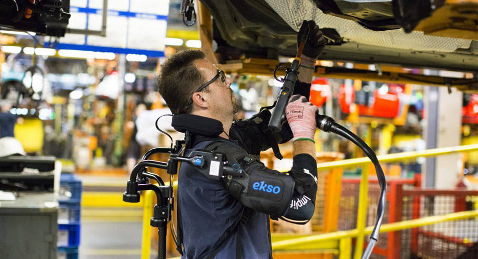 Ford Begins Testing Exoskeletal Vests To Reduce Worker Injuries And Fatigue