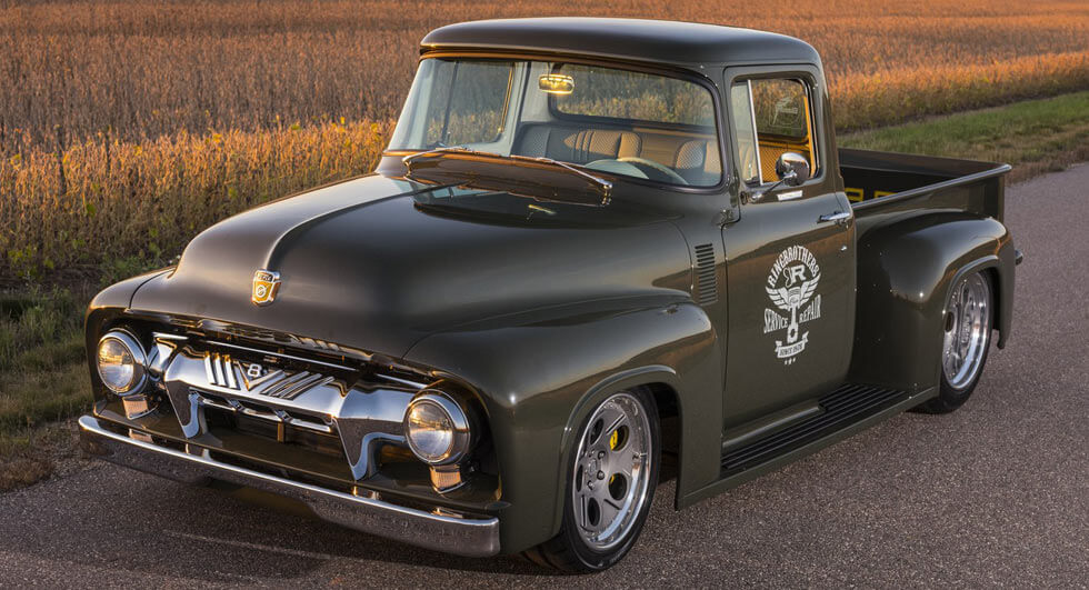  This Restomod Ford F-100 Packs A 415 HP 5.0-Liter Coyote V8 Engine