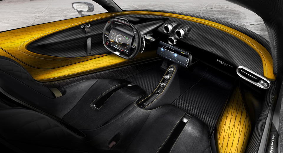Hennessey Reveals Carbon Fiber Interior Of Venom F5