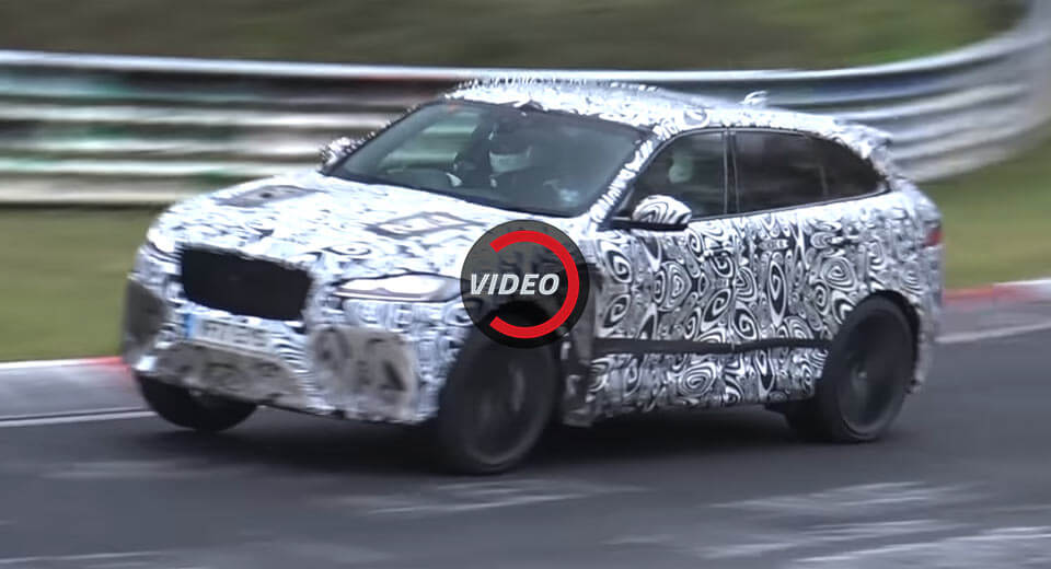 Jaguar F-Pace SVR Gets Put Through Its Paces