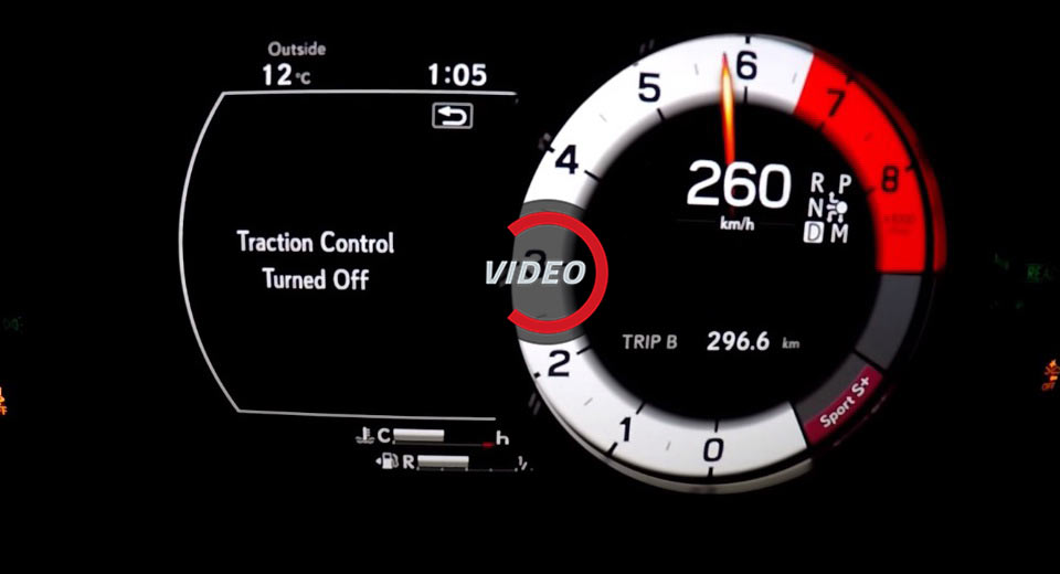  Hybrid Lexus LC500h Coupe Shows How Its Weird CVT Works Under Full Load