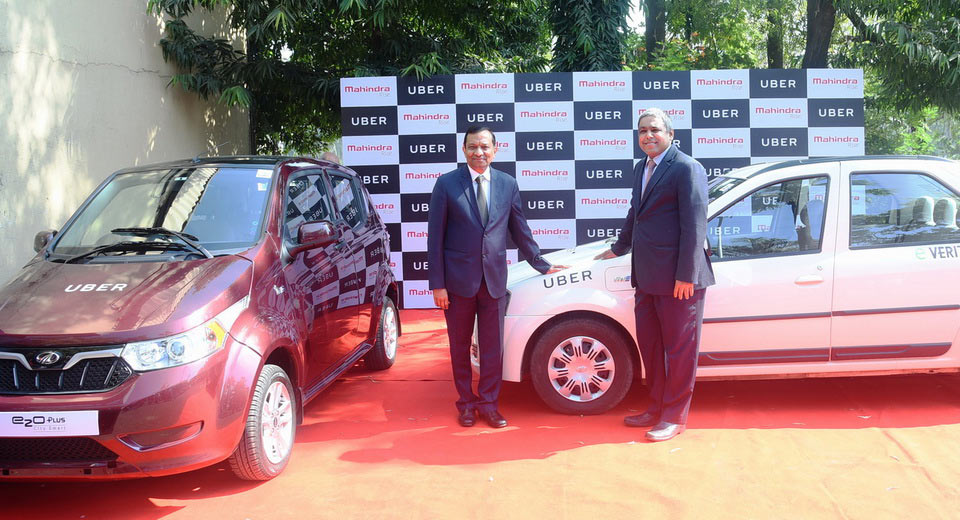  Uber Teams Up With Mahindra To Test EVs In India
