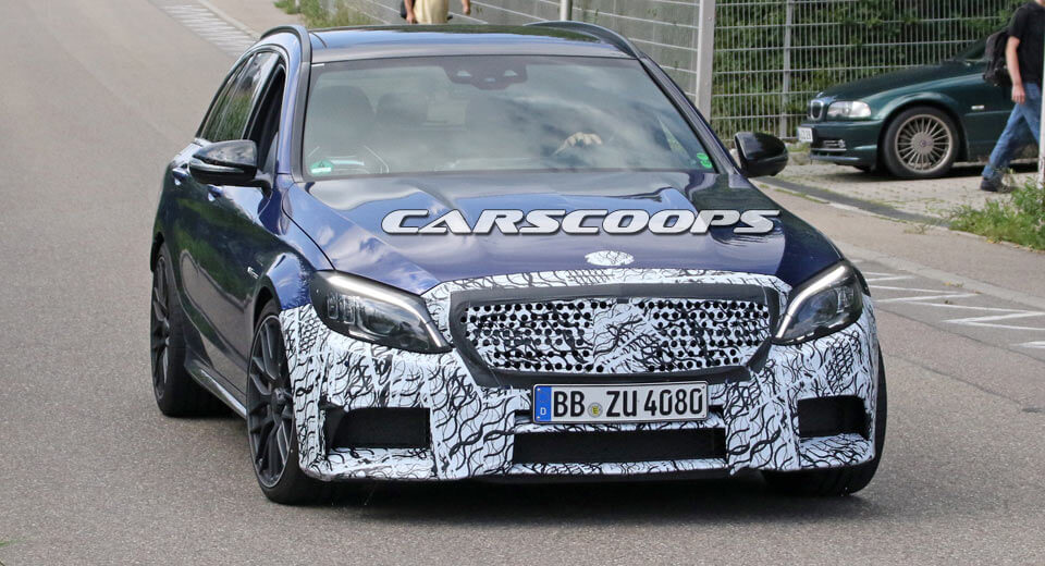 Facelifted Mercedes-AMG C63 Estate Scooped With Subtle Changes