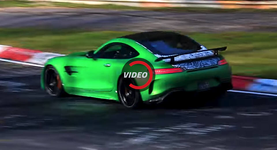 Mercedes-AMG Continues To Test Mystery GT R Mule On The ‘Ring