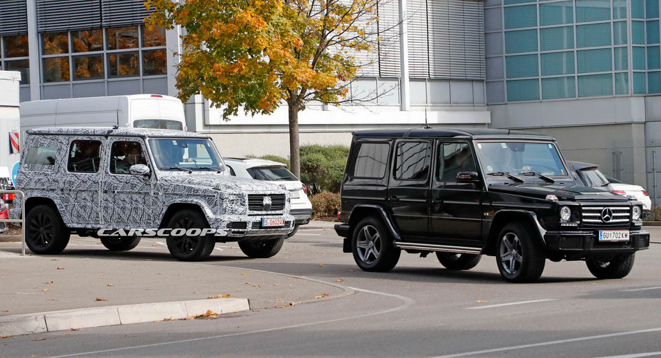 2019 Mercedes G-Class Spotted Next To Current Model, Looks The Same To Us