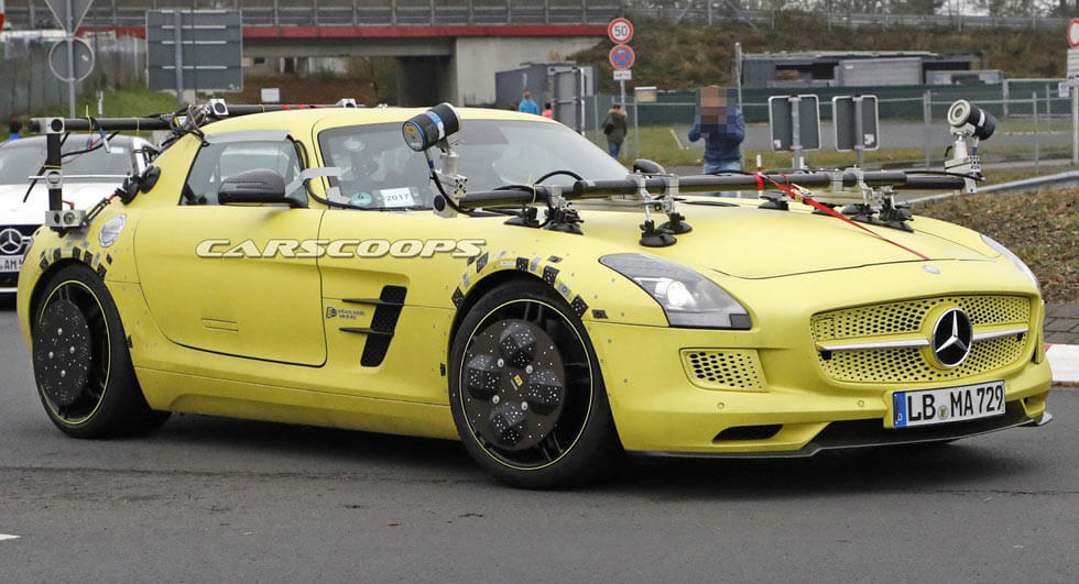 Mercedes Sls Amg Electric Drive Makes A Surprising Return