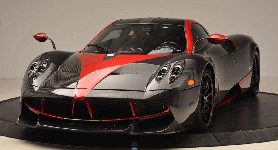  Stunning Red And Carbon Fiber Pagani Huayra For Sale In Connecticut