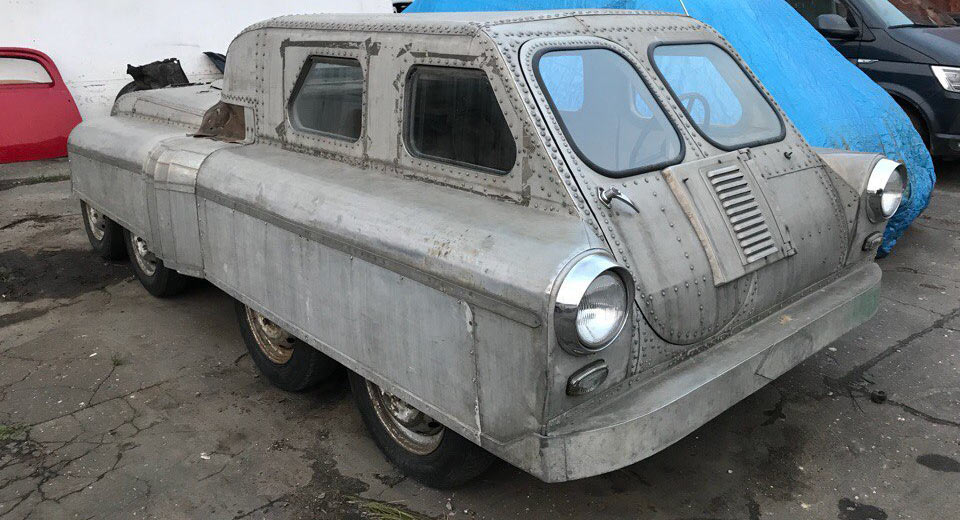 Eight-Wheeled Amphibious Vehicle Found In Russia