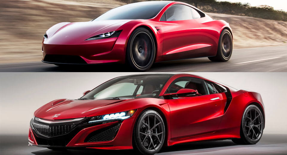  Car Design Student Thinks Tesla Copied Acura’s NSX, What Do You Say?
