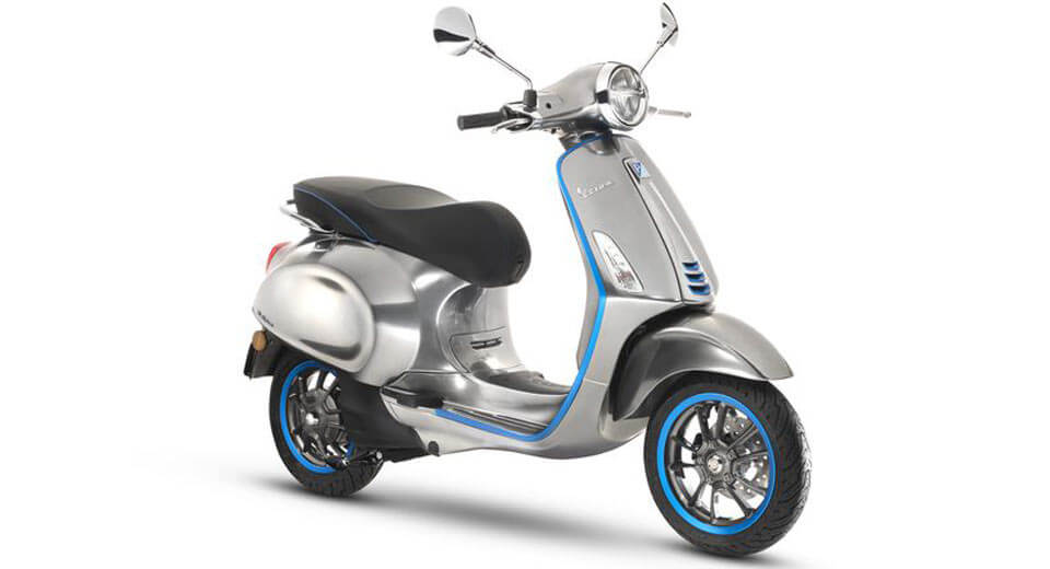 All-Electric Vespa Scooter Unveiled With 62-Mile Range
