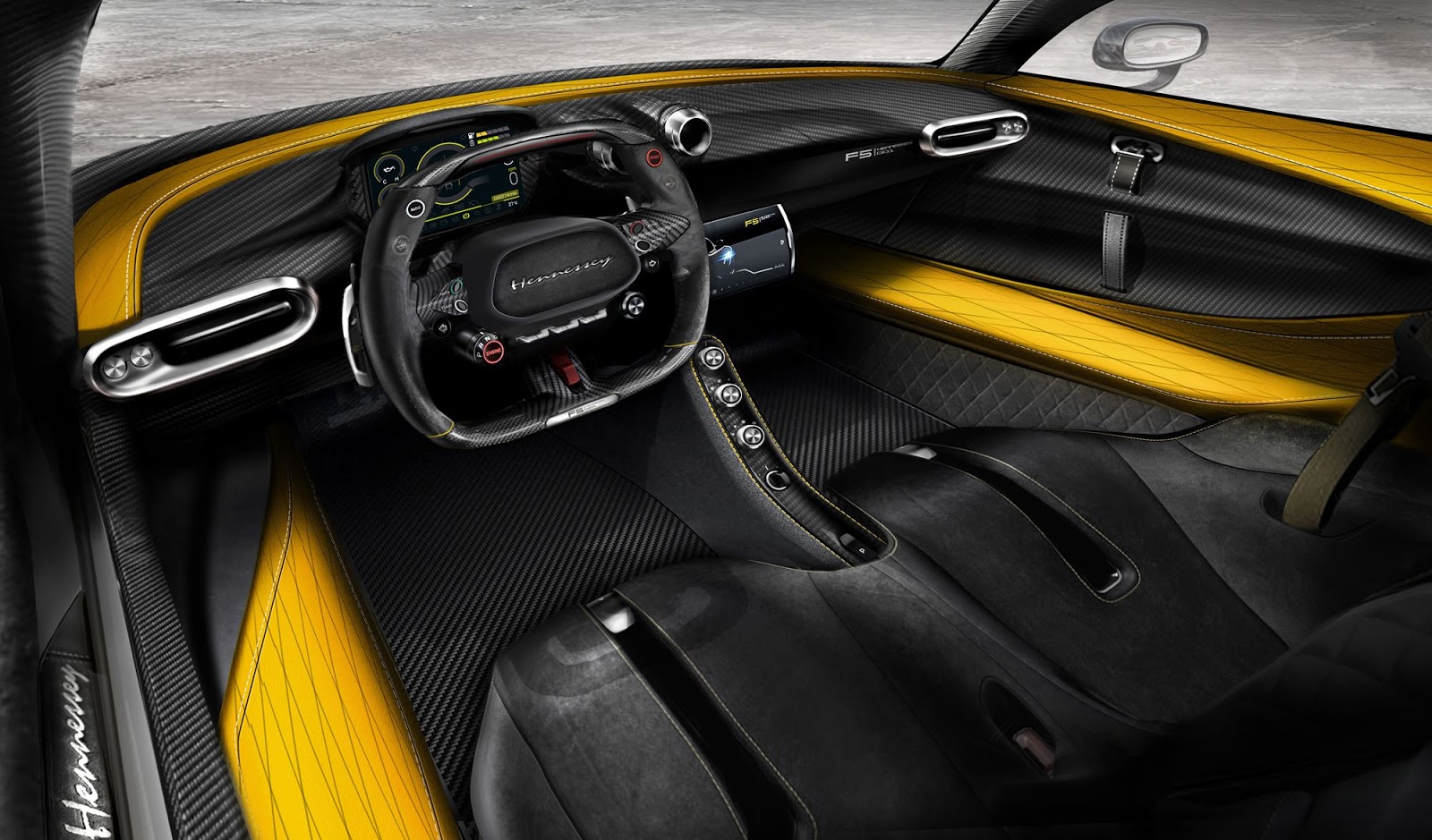 Hennessey-Venom-F5-Interior-1 Hennessey Venom F5 Twin-Turbo 7.6-Liter V8 Unveiled With 1600+ HP