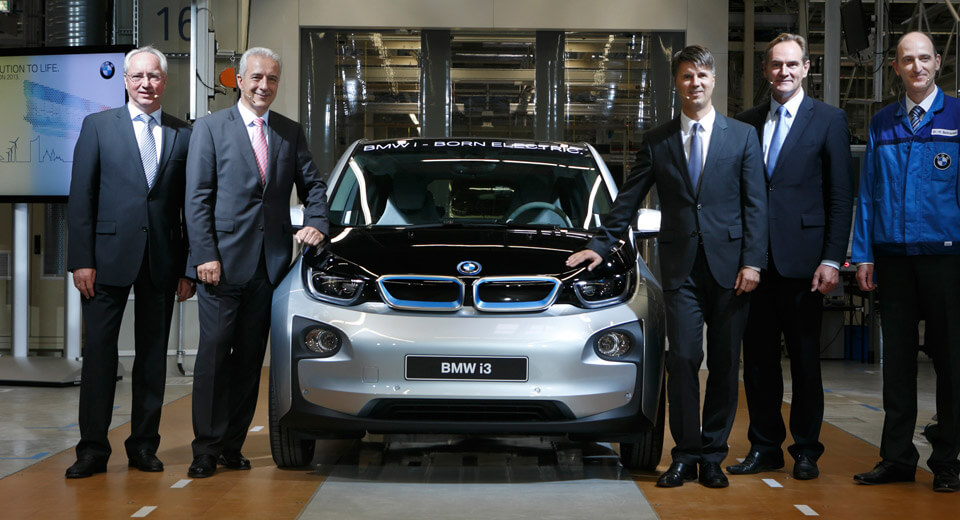  BMW Celebrates Building Its 100,000th i3 With A Giant Battery Farm