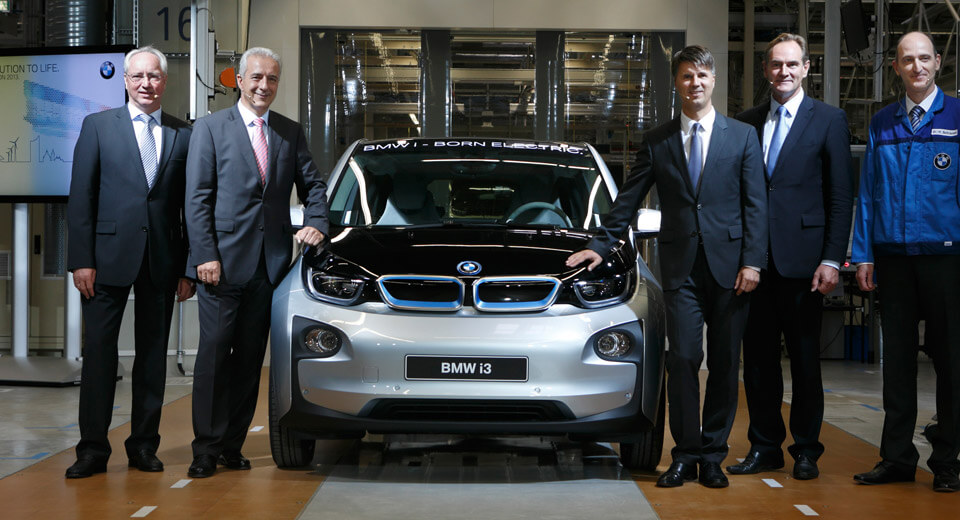 BMW Celebrates Building Its 100,000th i3 With A Giant Battery Farm