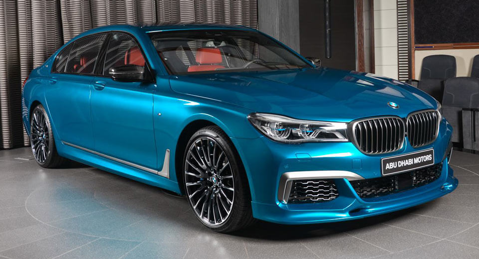  BMW M760Li Individual Looks Extra Special In Long Beach Blue Coat