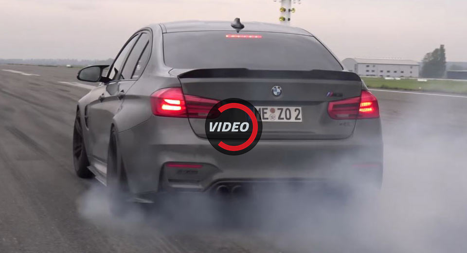 Tuned BMW M3 Impresses During 1/2 Mile Race
