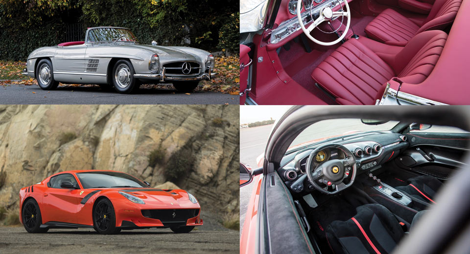 2016 Ferrari F12tdf Vs 1958 Mercedes-Benz 300 SL Roadster: Which Would You Buy?