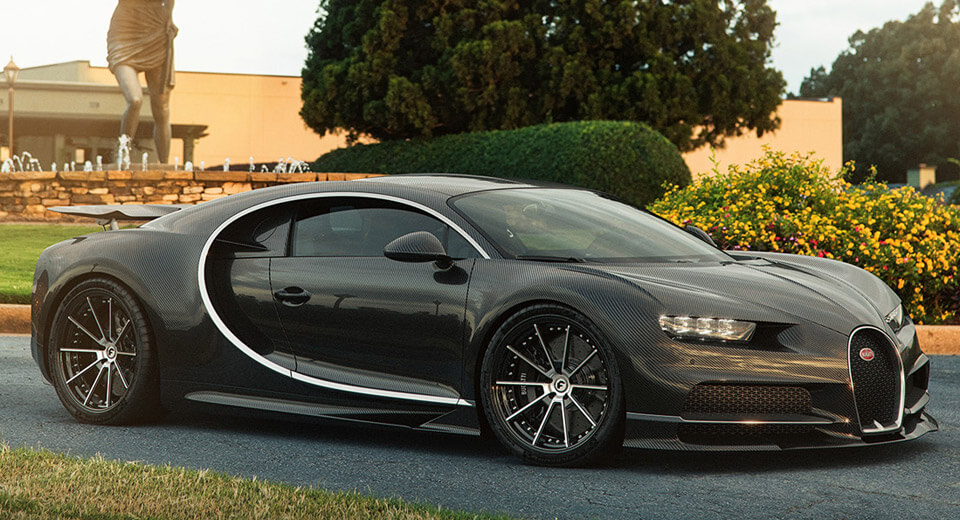 Bugatti Chiron On Aftermarket Wheels Isn’t Something You See Every Day