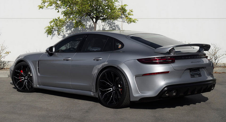  New Porsche Panamera Shows Off Widebody Kit And 22″ Wheels